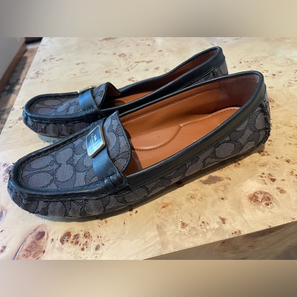 Coach loafers ‘Mona Driver’ in signature jacquard - Picture 3 of 6